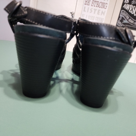 Dansko Randa Black Leather Heal Women's Size 9 - Picture 5 of 9